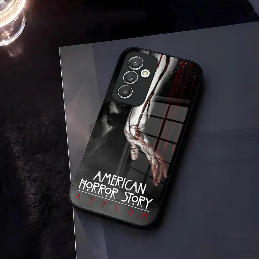 TV American Horror Story AHS 1984 Phone Case Glass for Samsung Galaxy S23 S24 S21 S22 S20 Ultra Fe Plus A34 A54 A24 A52 A53 M54