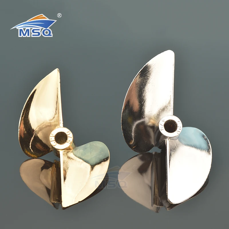 Rc Boat 7015/7814 Screw Diameter 70/78mm Prop 2 Blades Aluminum Propeller For 6.35mm 1/4" Prop Shaft Rc Boat Gas