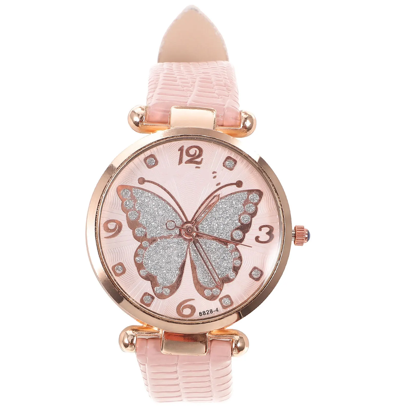 

Flashy Glitter Butterfly Watch For Women Elegant Lightweight Wristwatch Delicate Fashion Present Casual Quartz
