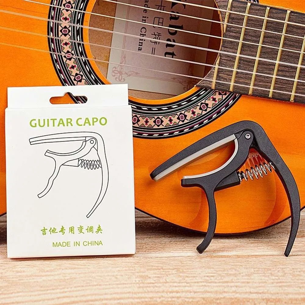 كابو جيتار للجيتار الكهربائي والكلاسيكي - مشبك بلاستيكي متين قابل للتعديل، محمول، مثالي للموسيقيين والمبتدئين #3