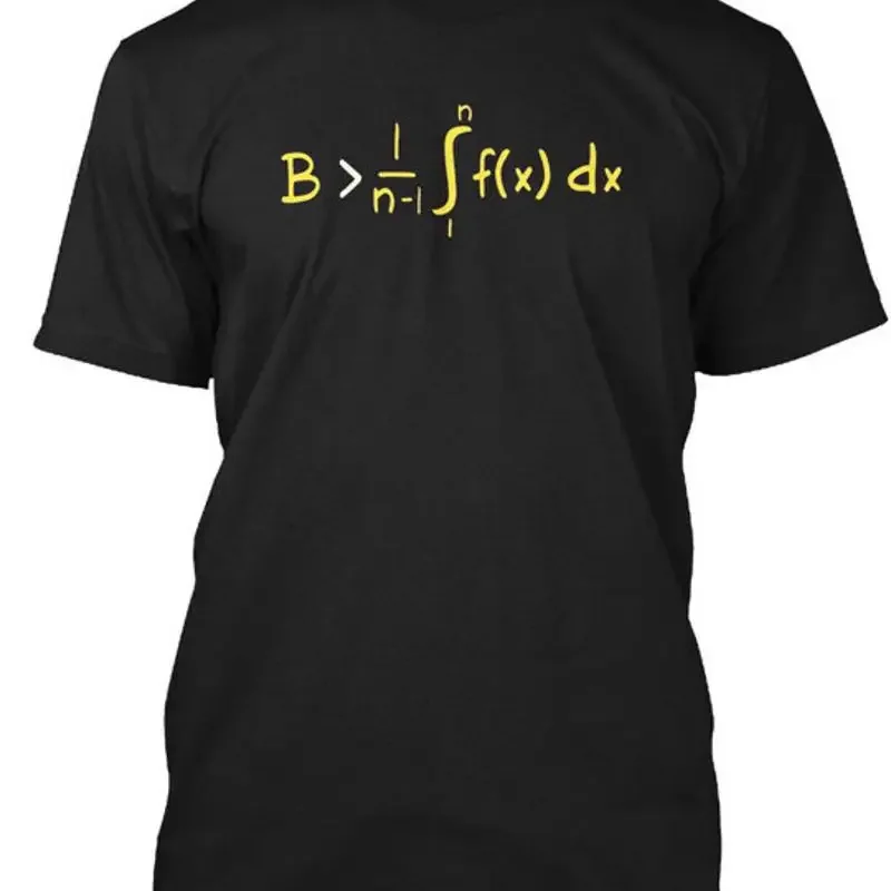 Be Greater Than Average Funny Calculus T B 1 N-1 N T-Shirt Made in USA S to 5XL