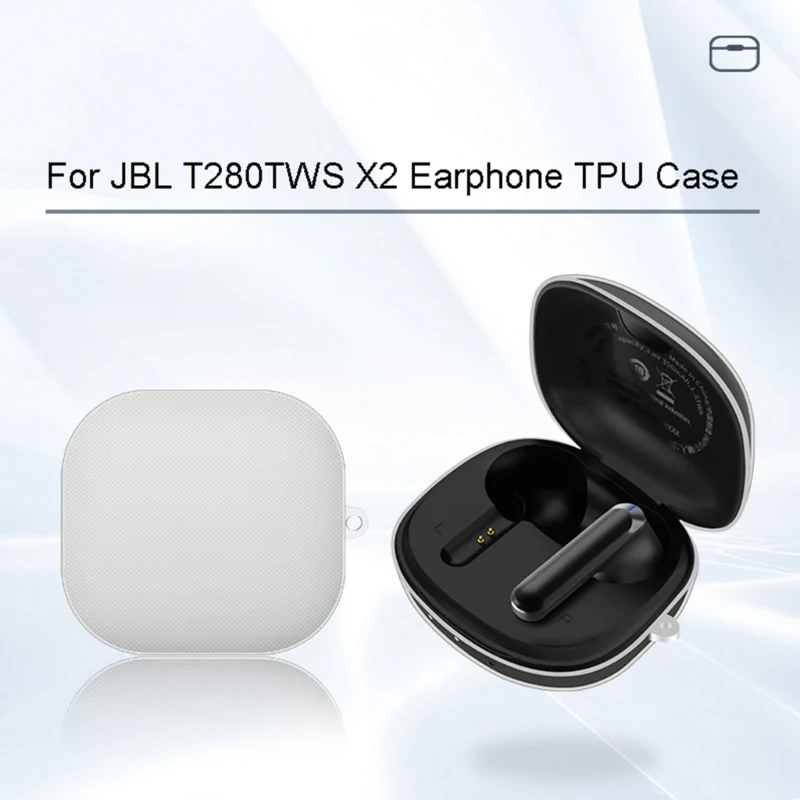 Чехол для наушников T280TWS X2, беспроводные Защитные чехлы для наушников, мягкие ТПУ чехлы с отверстием, моющийся чехол для наушников