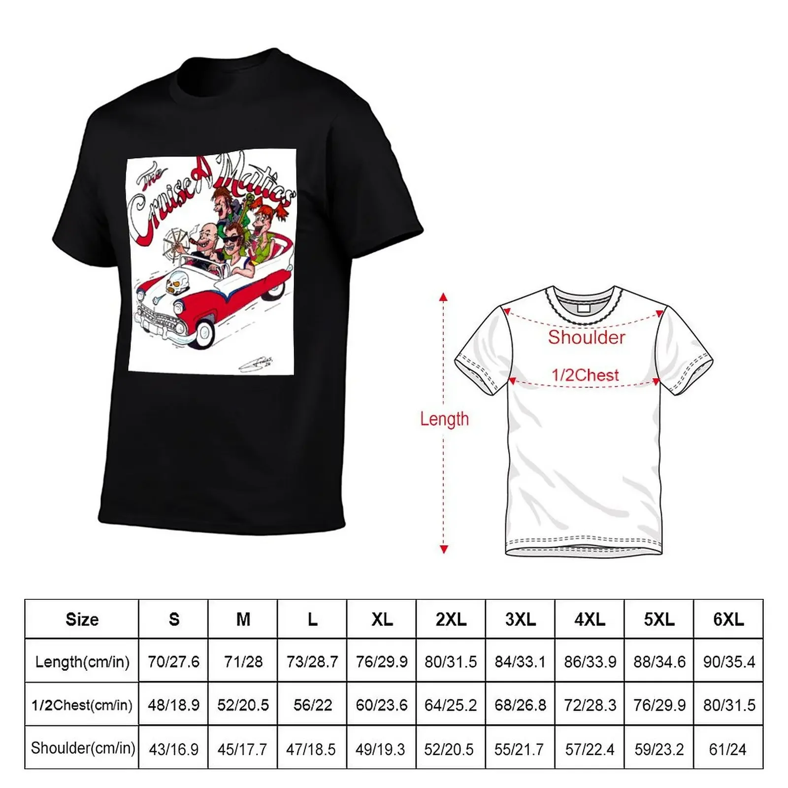 Cruise-A-Matics shirt 2 T-Shirt man clothes Short sleeve tee summer tops summer clothes plain black t shirts men