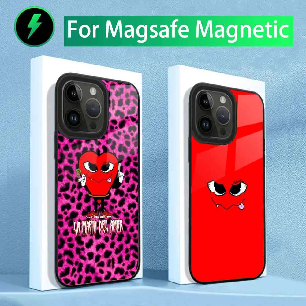 La Mafia Del Amor Love Mafia Phone Case For iPhone 15,14,13,12,11,Plus,Pro,Max Mini Magsafe Magnetic Wireless Charging