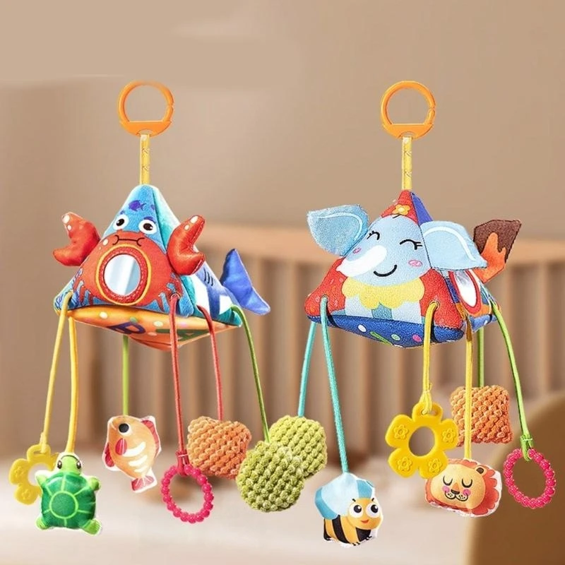 لعبة نشاط معلقة تنموية لعربات الأطفال ومقاعد السيارة وسجاد اللعب 15UB #1