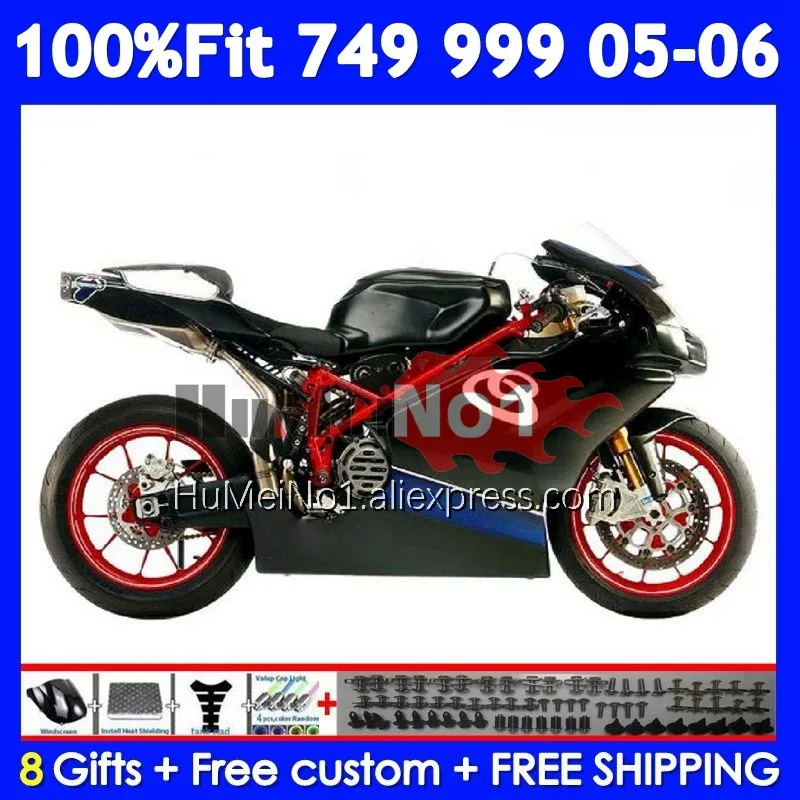 OEM Bodywork For DUCATI 749 999 S R 749R 999R Body 302No.40 749-999 2005 2006 749S 999S 05 06 Matte color Injection Fairing kit