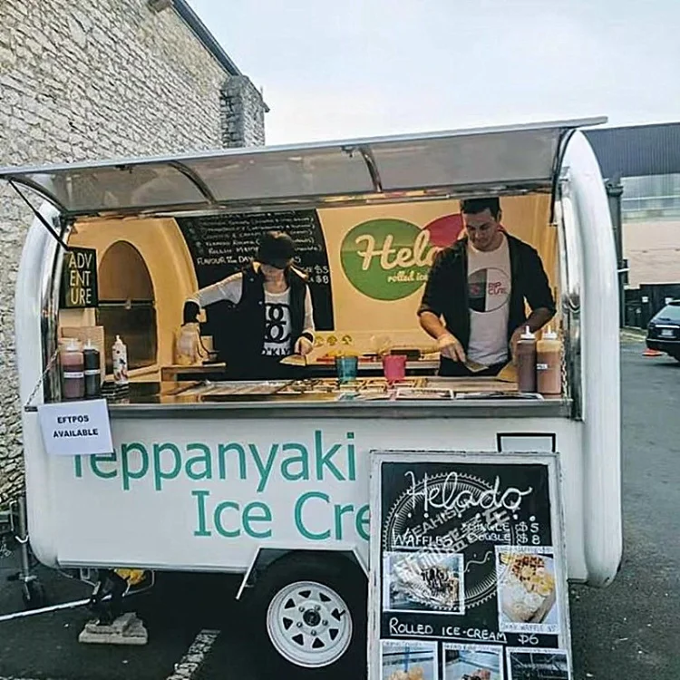 Standard Small Catering Truck and Food Trailer Suitable for Outdoor Restaurant, Bakery, Coffee Package, Ice Cream, Fast Food