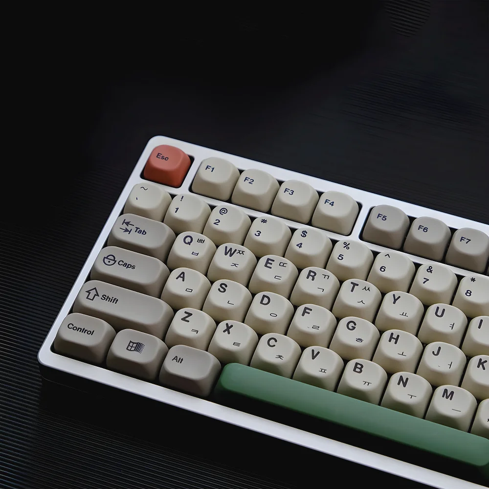 

139 Keys Retro 9009 Theme Keycaps PBT English/Korean KOA Keycaps Adaptable To 60/80/87/98/104/108 Mechanical Keyboards