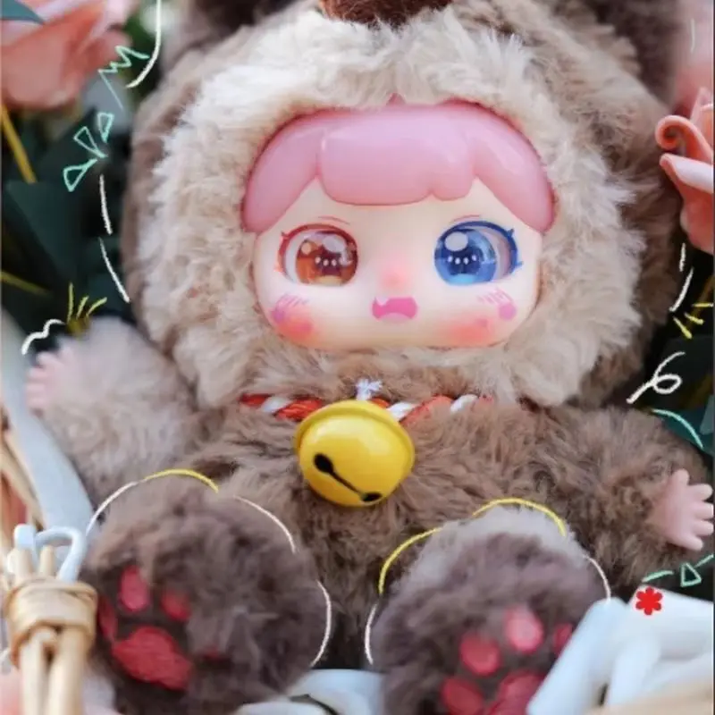 เด็กใหม่สาม PUFUFU Fortune Bell Series ตุ๊กตากล่องตาบอดกระเป๋าจี้น่ารักการ์ตูนประณีตของเล่น Surprise ของขวัญกล่องลึกลับ