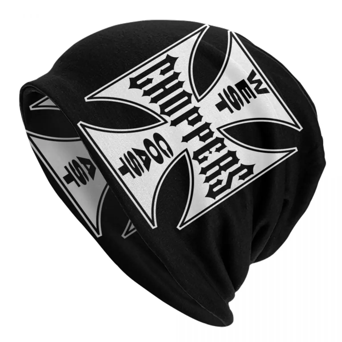 Custom West Coast Iron Cross Choppers Skullies Beanies Caps Unisex Winter Warm Bonnet Knitted Hats Men Women Thermal Elastic Cap