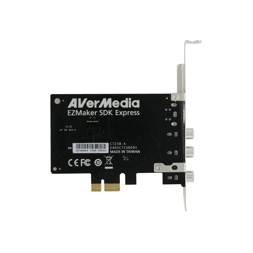 AVerMedia C725 Video Capture Card AV PCI E DVR Card For Medical Education Video Meeting With SDK PCI-E Audio Video Grabber