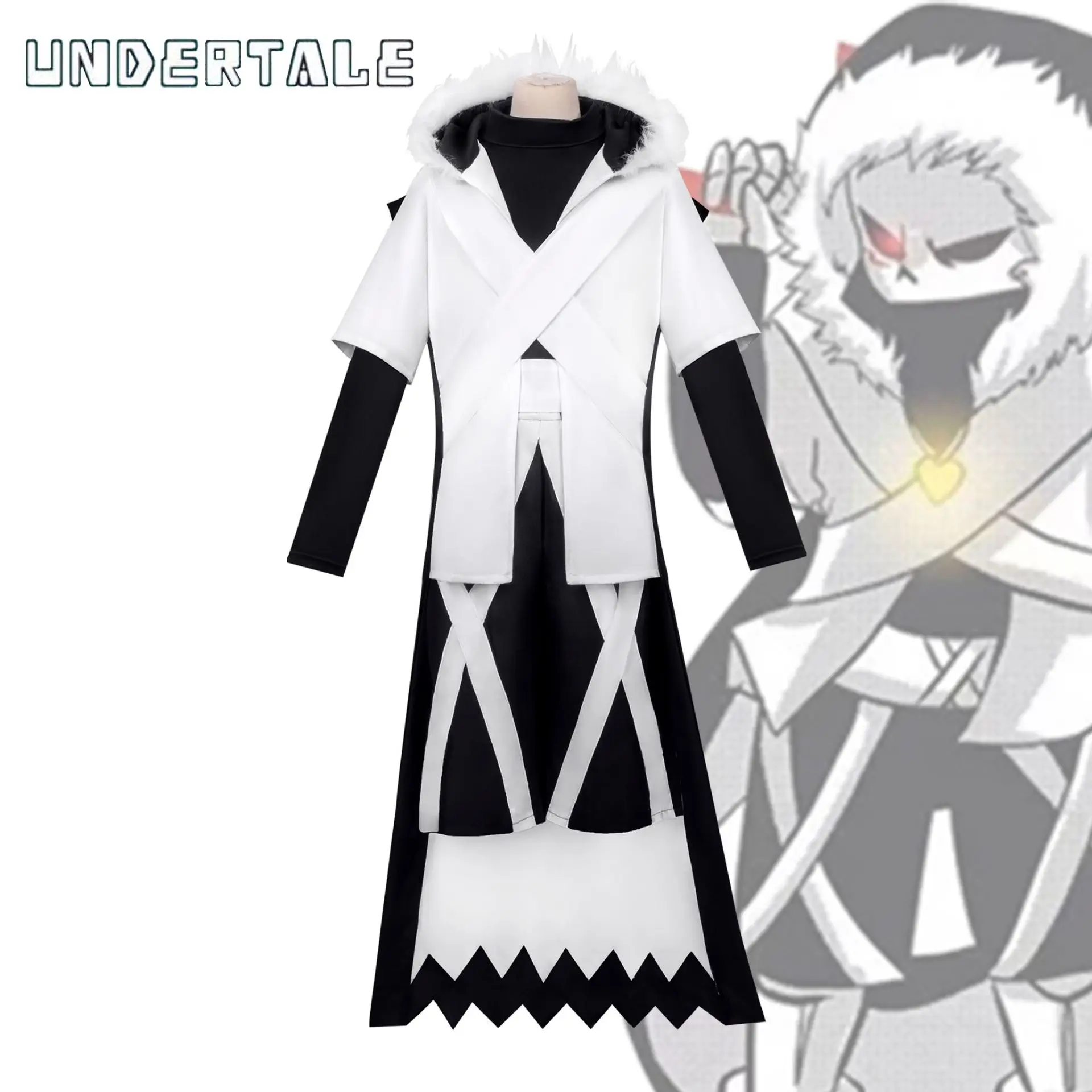 

XTale Cross Sans Cosplay - Undertale Fan Game Character Costume, Anime Style