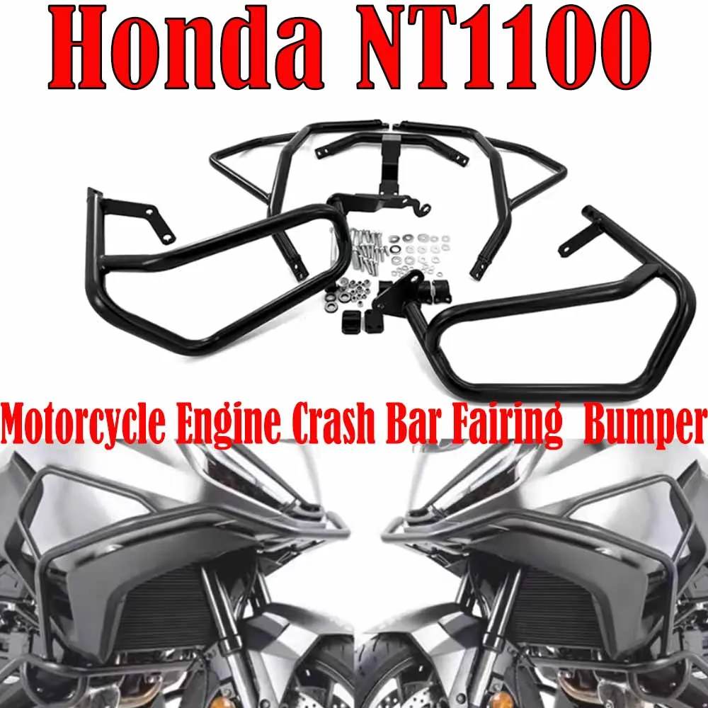 

Fit Honda NT1100 DCT NT 1100 2022 ~2024 Motorcycle Engine Tank Guard Highway Crash Bars Bumper Stunt Cage Protector Fit for Ho