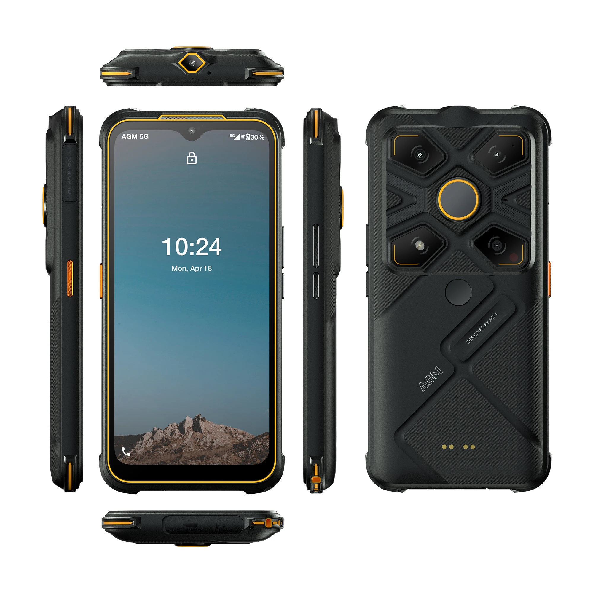 [RTS] AGM Glory G1S NFC 5G waterproof smart phone 8GB+128GB Wifi telephone 5g smartphone unlocked mobile phones rugged