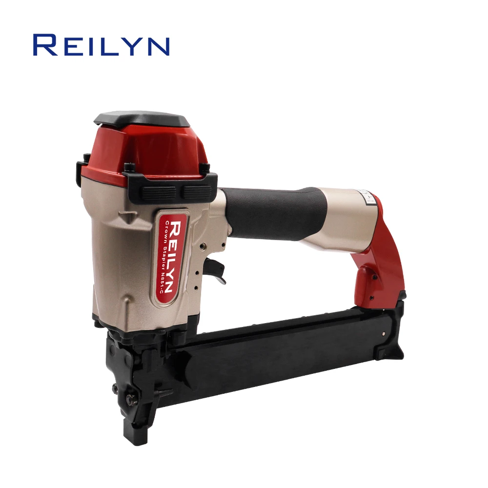 Air Brad Nailer 16Ga N851C Pneumatic Framing Nail Gun for Heavy Duty WoodBoard Pallet Processing Upholstery Pneumatic Tool