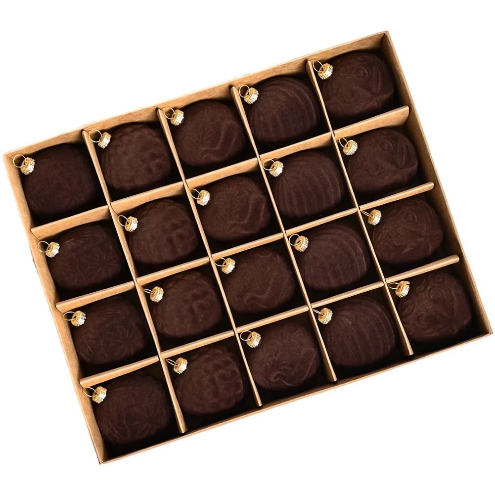 

20 шт. бархатные рождественские шары, украшения 6 см, флокированные рождественские шары, подвесные украшения для рождественской елки для домашнего декора Navidad Natal