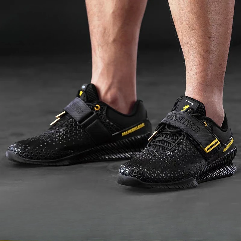 العلامة التجارية الكلاسيكية أحذية تدريب الصالة الرياضية الرجال النساء المطاط وحيد للجنسين القرفصاء الصلب سحب حذاء يمكن ارتداؤها الأزواج رفع الأثقال أحذية رياضية #3