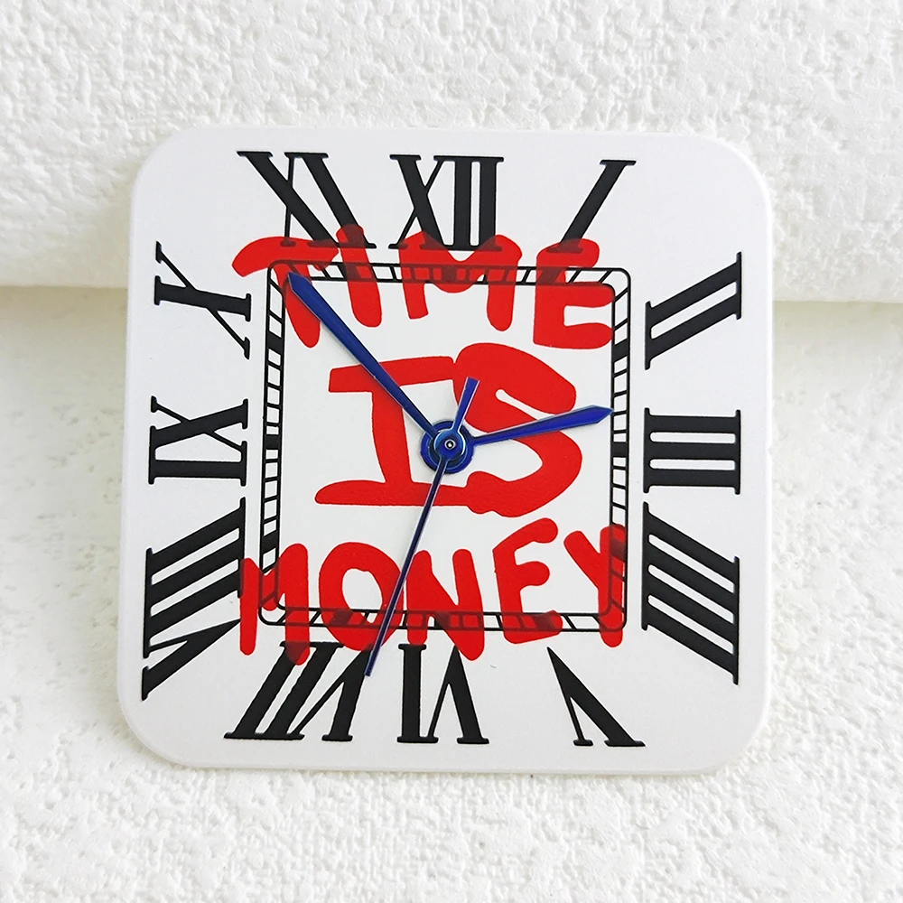 قرص ساعة مربع مخصص NH35 مشهور مع أرقام رومانية 27 مم/قرص عربي، مناسب لحركة تاريخ NH35 الساعة 6