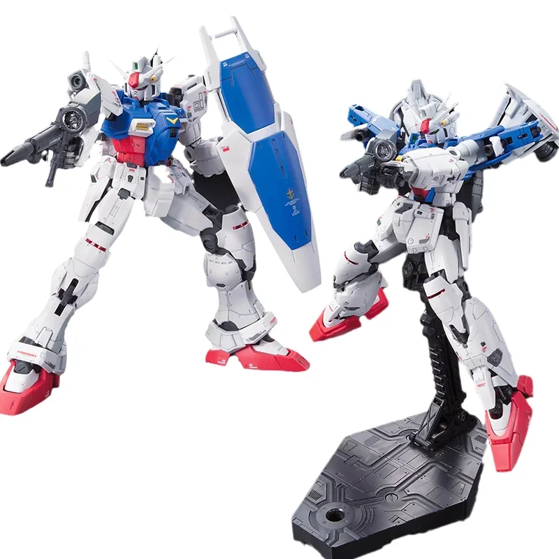 بقعة التسليم المباشر بانداي الأصلي أنيمي جاندام نموذج RG 1/144 جاندام GP01 و GP01Fb ألعاب تجميع شخصيات الحركة للأطفال