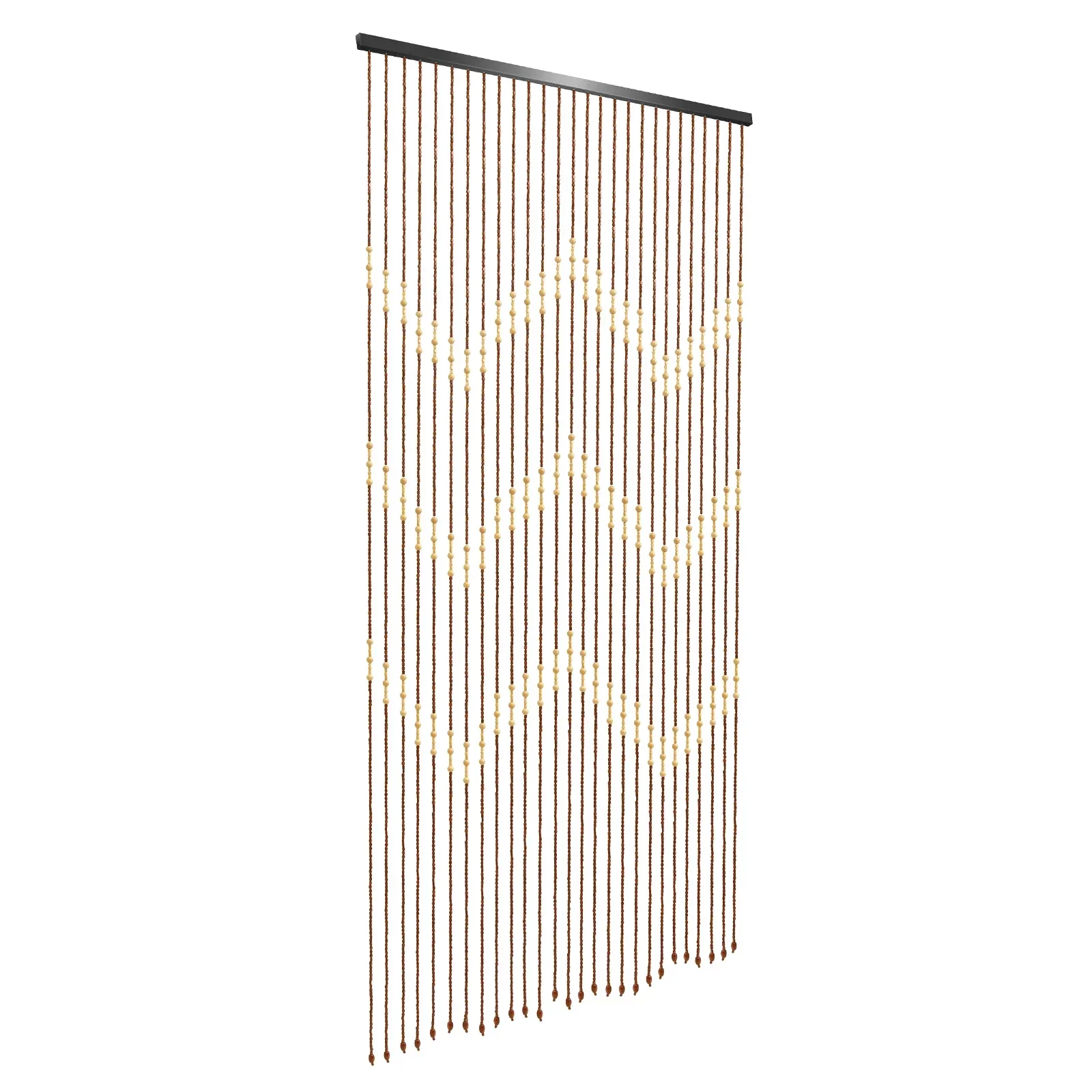 

90*175cm Bamboo Grains and Wood Curtain Retro String Bedroom Bathroom Door Curtains Beaded Wooden Curtain for Doorway