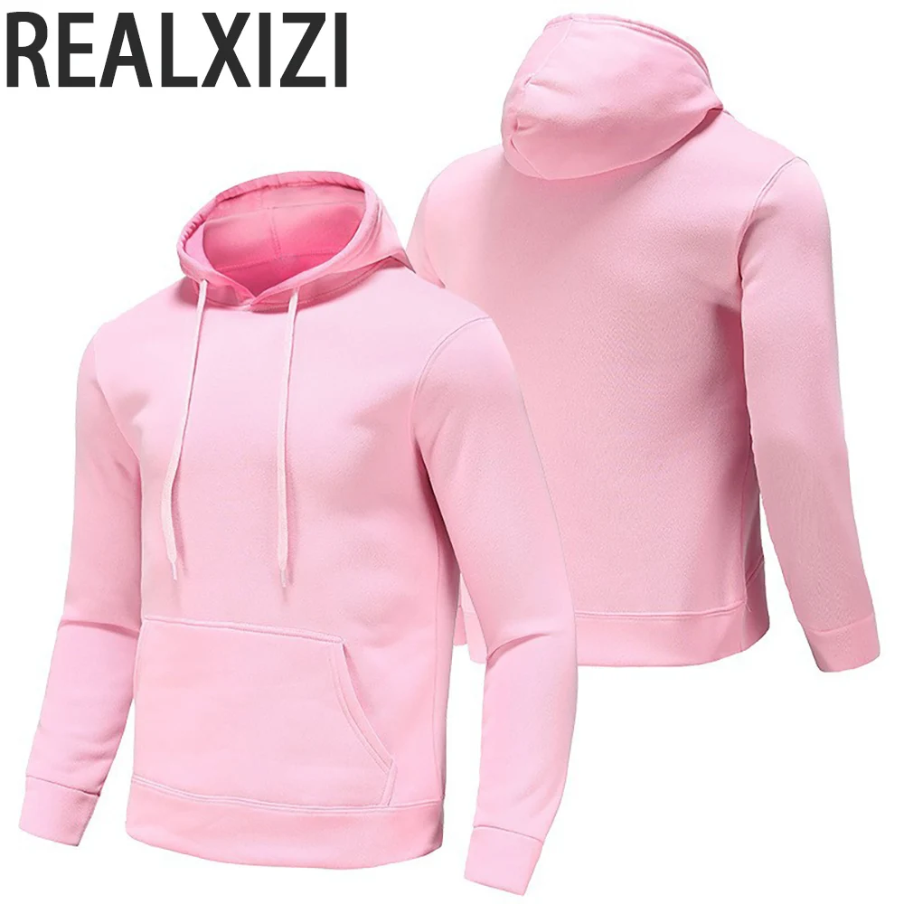 Einfarbig Fleece Hoodies Männer Frauen Langarm Pullover Lose Beiläufige Hoodie Rundhals Sweatshirts Bottom Shirts Pullover