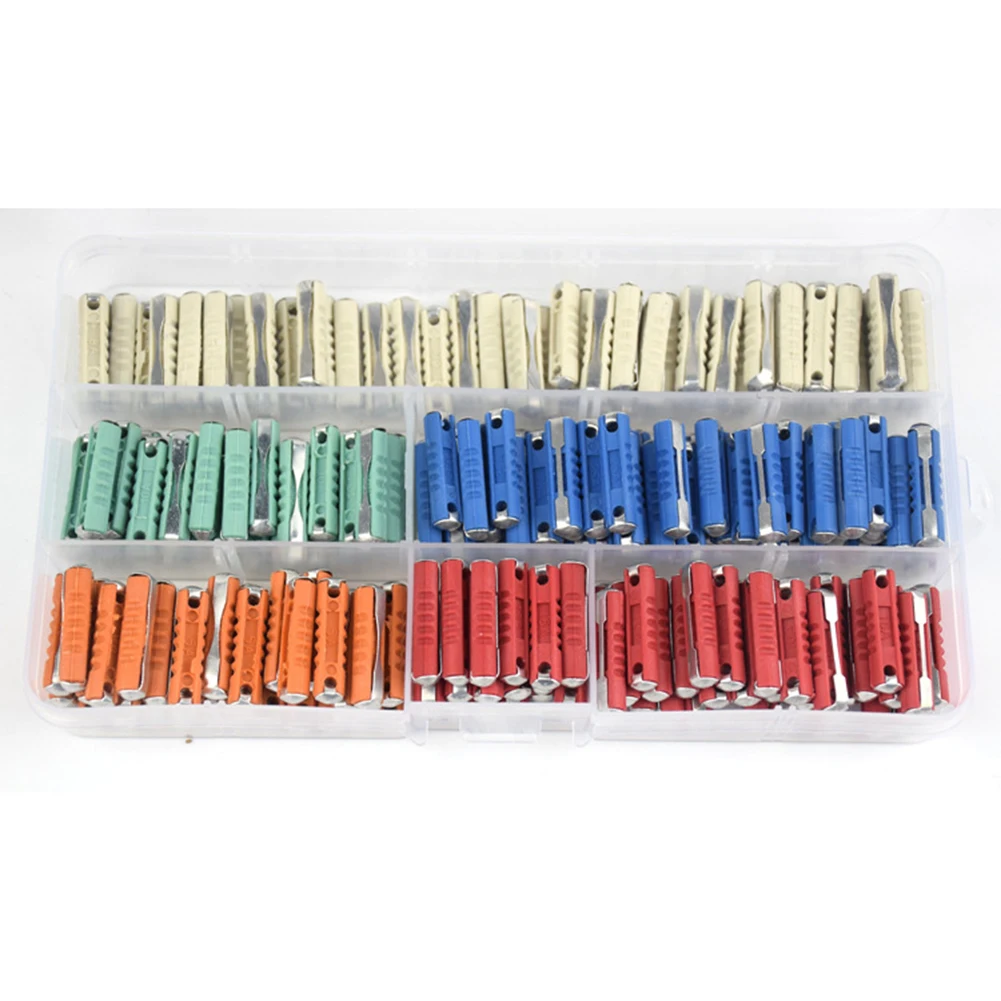 200pcs Style Fuses for Classic European Vehicle Electrical Systems Compatible with Eastern European Car Models
