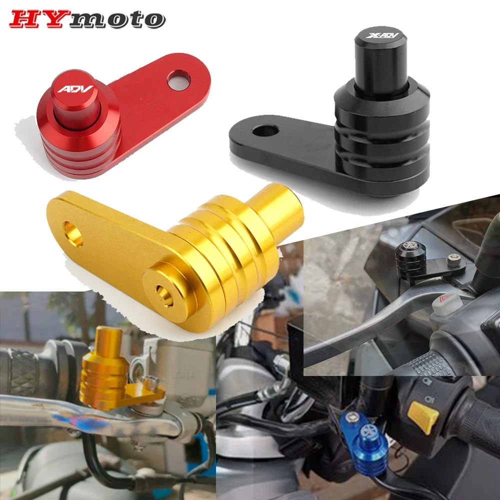 For Honda X-ADV750 AdV350 ADV 150 160 350 Xadv 750 CNC Motorbike Brake Lever Parking Switch Button Semi-automatic Auxiliary Lock