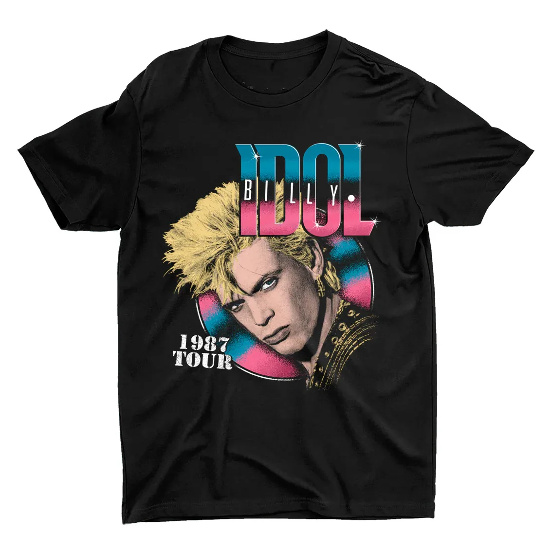 

Billy Idol Singer Tour 1987 Tee Shirt Unisex Black Size S-5XL