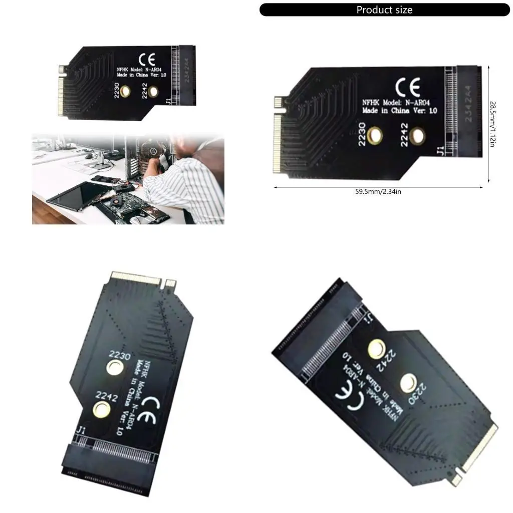 

652F M.2 NVMe SSD to PCIExpress Host Controller Expansion Card, Supports NVMe SSD