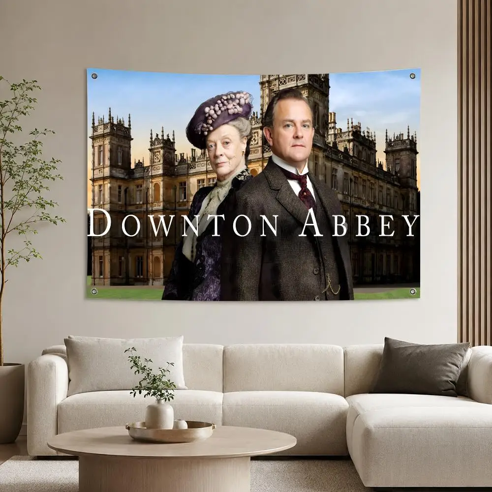 Downton Abbey British Period Drama Flags Home Yard & Garden Decor Banner - Indoor Outdoor Wall Hanging Flag