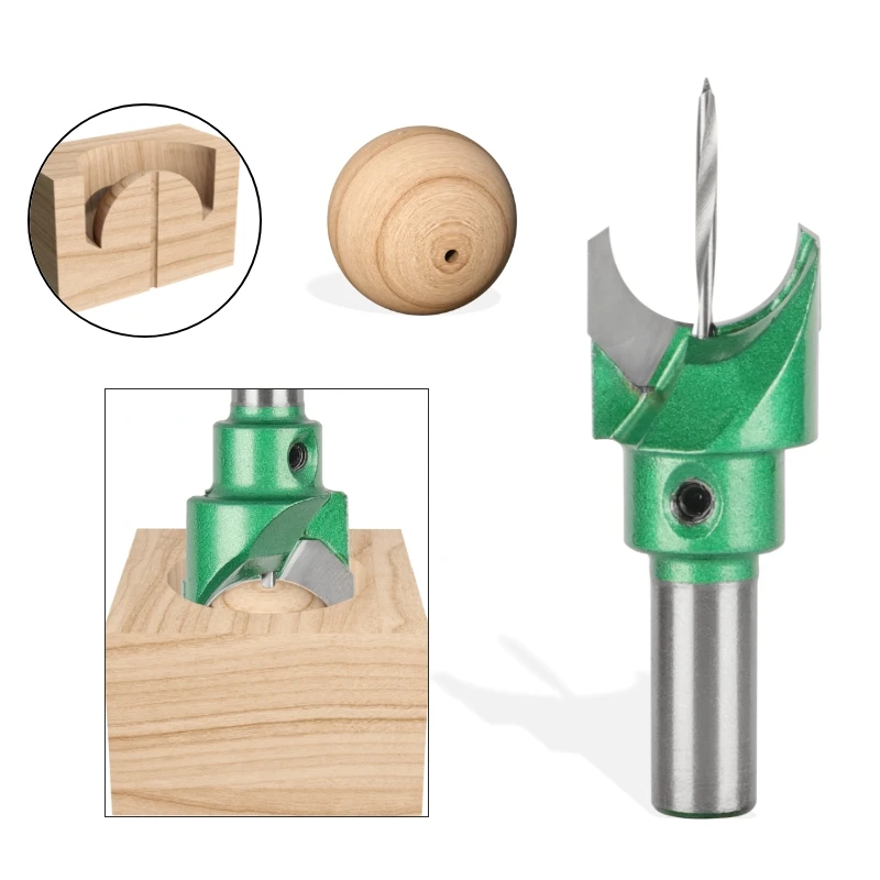 YUSUN 1PC 10MM Shank Bead Drill Bits Router Bit Carbide Cutters  Woodworking Milling Cutter For Wood Bit Face Mill End Mill