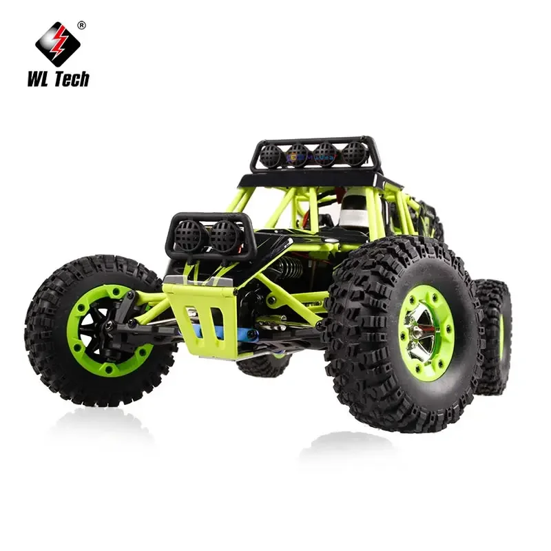 WLtoys 12428 1:12 4WD RC Racing รถความเร็วสูง Off-Road รีโมทคอนโทรลโลหะผสมปีนเขารถบรรทุก LED Light Buggy ของเล่นเด็กของขวัญ