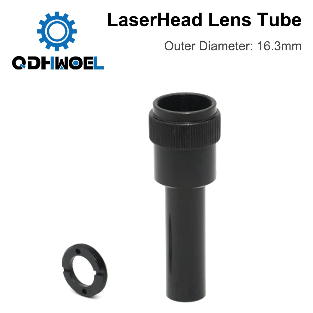 

Aluminum L Series D20 F63.5mm Lens Tube Holder for CO2 Laser Engraving Cutting Machine Optical Head Parts