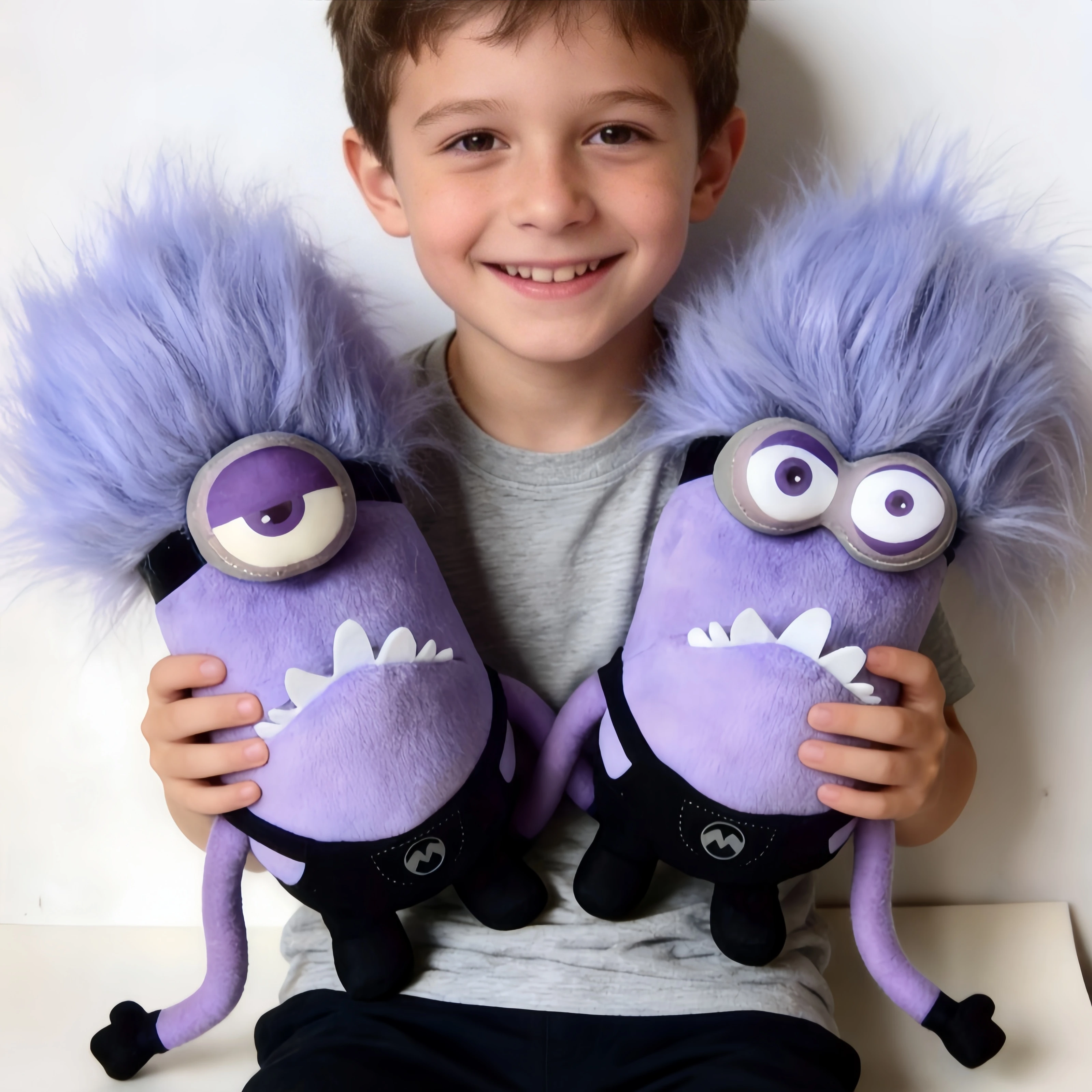 

Очаровательные плюшевые игрушки из мультфильма «Гадкий я», милые плюшевые миньоны, маленькие желтые человечки, мягкие игрушки-куклы, декор для комнаты, подарок на день рождения