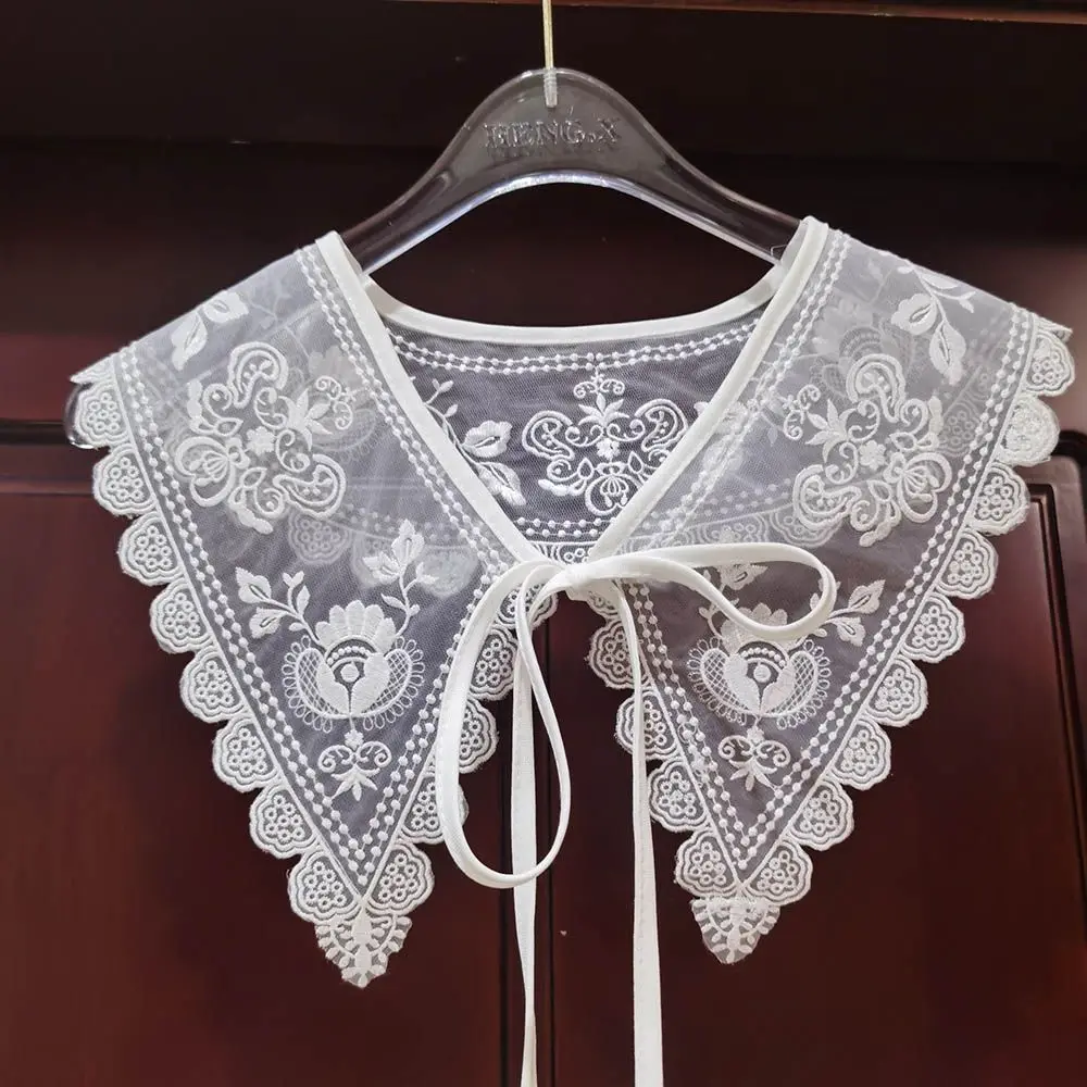 Detachable Lace Detachable Wraps Sunscreen Shirt False Collar Mini Cape Fake Collar Fake Collar Women Shawl