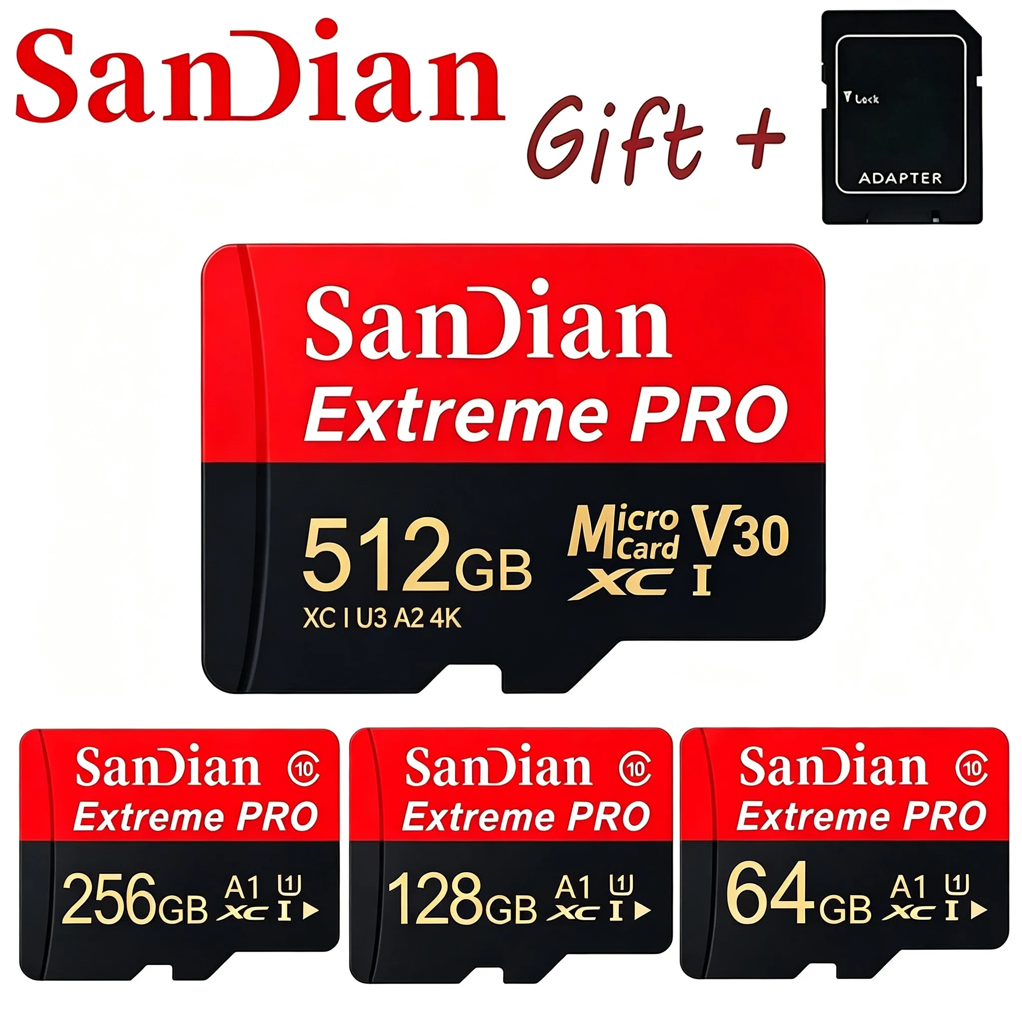 128GB 32GB 512GB SD Cards Micro TF SD Card Memory Card TF Cards V10 for Body Camera/Desktop/MP3 Player/Recorder/Sport Camera