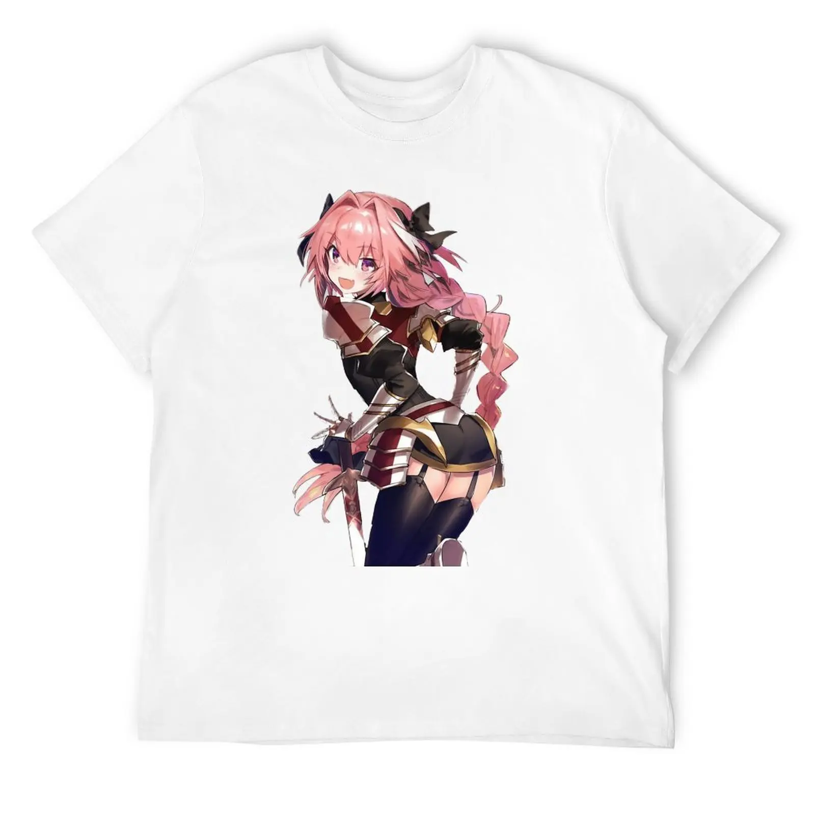 Fate Stay Night Feito Sutei Naito Game Crewneck Rider Astolfo 1 Tshirt Hot Sale Harajuku Nerd Tshirt Fitness High Grade USA Size