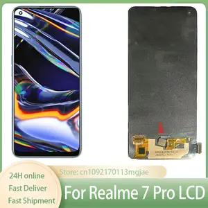 Bilashmart 6.4 OLED Realme 7 Pro LCD Display Touch Screen Digitizer Assembly Realme 7 Pro LCD RMX2170 Replacement No Frame