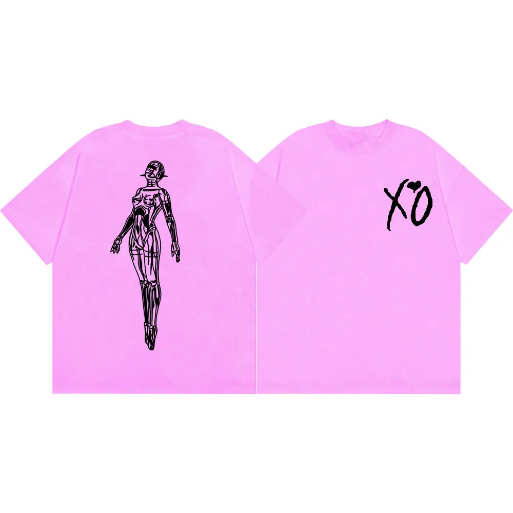 Rapper The Weeknd Merch T-Shirt für Männer und Frauen, Kleidung, Mode, Hip-Hop, kurzärmelig, Sommer, lässig, locker, T-Shirts aus 100 % Baumwolle – Detail 5