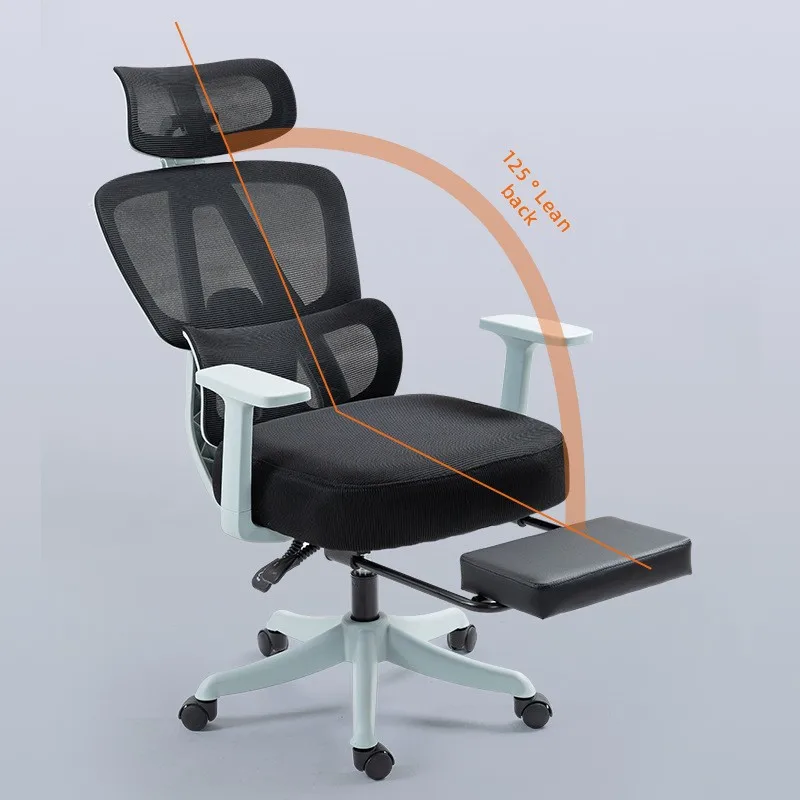 Stable Ergonomic mesh chair office chair rotatable reclining computer chair live streaming host chair  chair sturdy and durable view 6