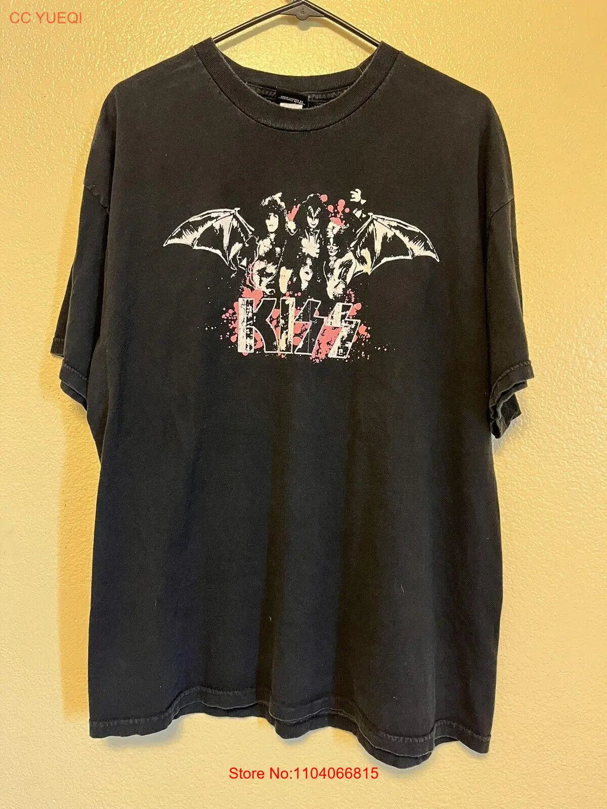 Vintage 2005 KISS Love Gun Bat Wing Winterland T Shirt Mens Size XL Rock Vtg