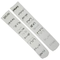 Kawaii Expression White Graffiti Letter Print Long Socks Harajuku Over Knee Thigh High Stockings Y2K Cosplay Cute Socks Kawaii