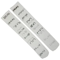 Kawaii Expression White Graffiti Letter Print Long Socks Harajuku Over Knee Thigh High Stockings Y2K Cosplay Cute Socks Kawaii