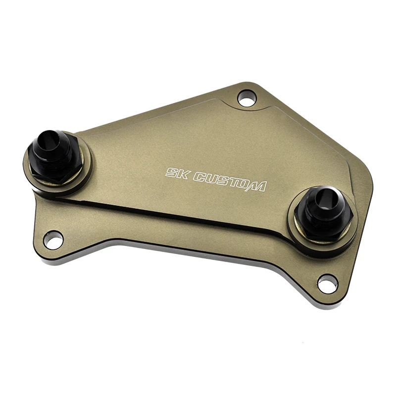 SK CUSTOM für Volkswagen Audi Golf MK5 MK6 DSG6 Getriebeölkühler-Adapter DQ250 Kühladapter