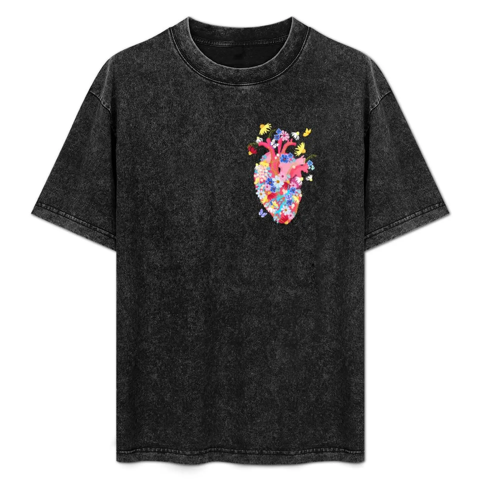 Flowering Heart T-Shirt custom t shirt customizeds mens big and tall t shirts