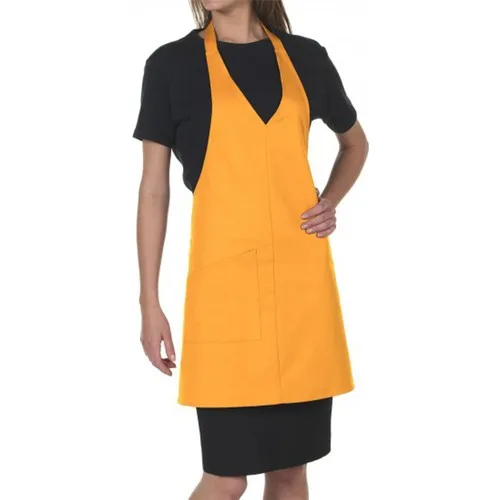 Medusa Forma Bib Apron Chef Barista Cook Barber Tattoo Waiter Apron Orange