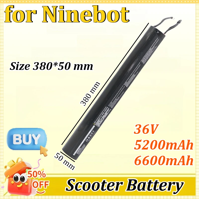 

for Xiaomi Ninebot 36V 5200mAh/6600mAh ES1 ES2 ES4 for Electric Skateboard Scooter External Lithium Battery Pack