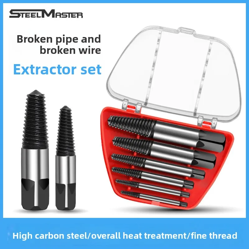 

Набор инструментов для удаления сломанных винтов, сорванных шпилек и винтов с обратной резьбой