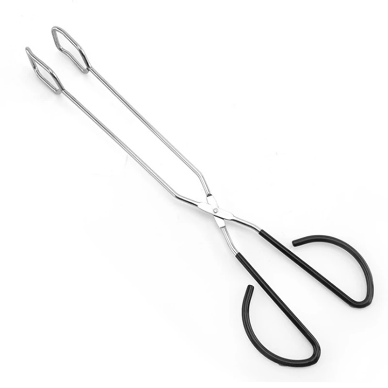 Stainless Steel Kitchen Tongs Extra Long Scissor Tongs with Comfortable Handle for Barbecue Grilling