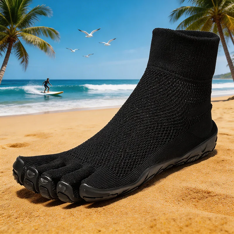 Fünf-Zehen-Sneaker Ultraleichte Schwimm- und Strandschuhe Barfuß-Wasserschuhe Unisex Fünf-Zehen-Schuhe Fitness-Lauf-Yoga-Fußbekleidung – Detail 4